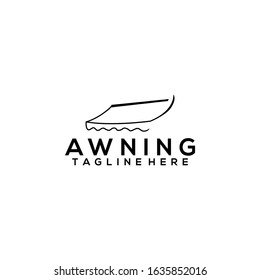 Awning Logo Design Vector Template