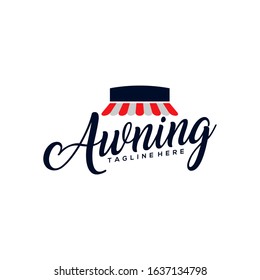 Awning Logo Design Vector Template