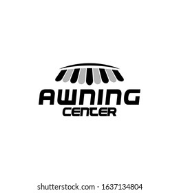 Awning Logo Design Vector Template