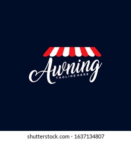 Awning Logo Design Vector Template