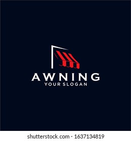 Awning Logo Design Vector Template