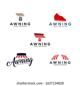 Awning Logo Design Vector Template