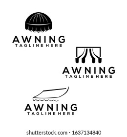 Awning Logo Design Vector Template