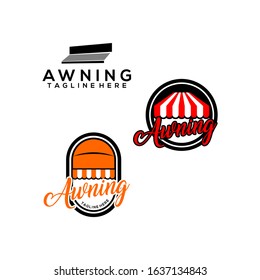 Awning Logo Design Vector Template