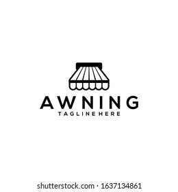 Awning Logo Design Vector Template