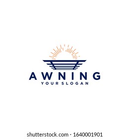 Awning Logo Idea Vector Template
