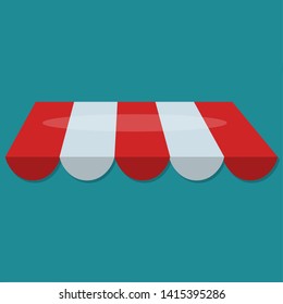 awning store isolated vector illustration symbol