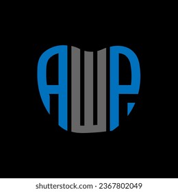 AWP letter logo creative design. AWP unique design.
