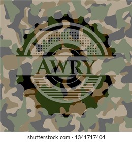 Awry on camo pattern
