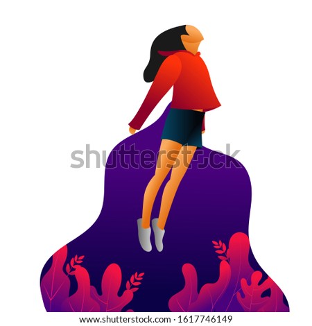 Awsome imagination design of people doing work out