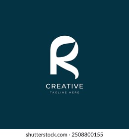 Template de conception de logo de lettre de RK