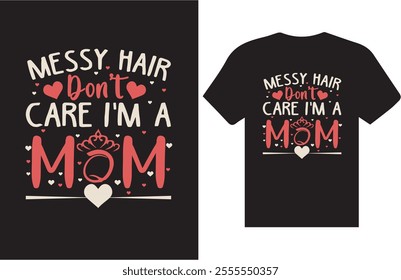 Awsome unick best mom t-shirt design vector quotes lettering t shirt design for print,,100% original eps vector file ,