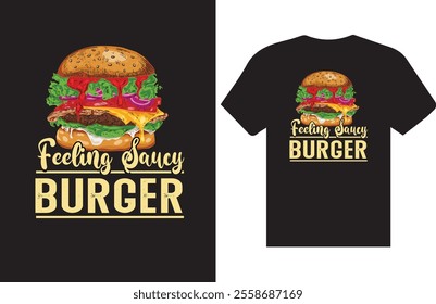 Awsome unick burger flag t-shirt design vector quotes lettering t shirt design for print,,100% original eps vector file ,