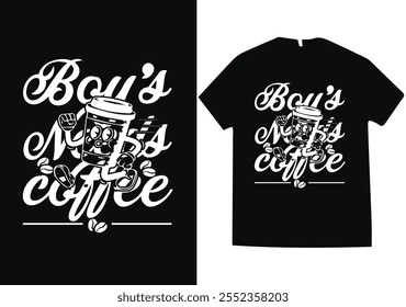 Awsome unick Coffee typography  t-shirt design vector quotes lettering t shirt design for print,, 100 % eps vector file ,Coffee Vector T Shirt Design Template,