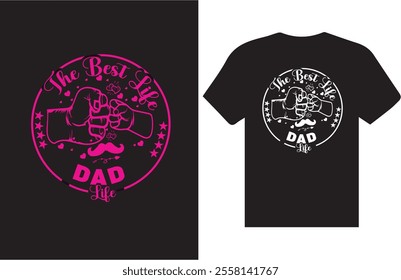 Awsome unick dad t-shirt design vector quotes lettering t shirt design for print; 100% original eps vector file