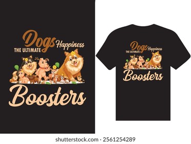 Awsome unick dogs t-shirt design vector quotes lettering t shirt design for print,,100% original eps vector file ,