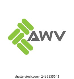 Diseño del Vector del logotipo de la letra AWV, logotipo simple y moderno AWV. Diseño de alfabeto de lujo AWV