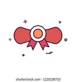 Awward certificate icon vector design