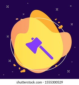Ax, axe icon - Vector outline symbol design from