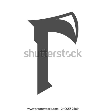 Ax, Axe logo icon design illustration