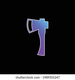Ax blue gradient vector icon