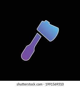 Ax blue gradient vector icon