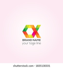 AX-Logo-Design, OX Creative Logo Design, kooperatives Logo, Identity Design