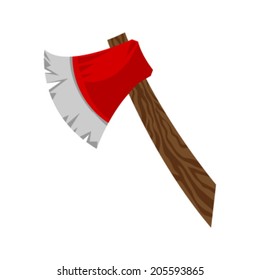Ax cartoon vector icon