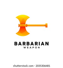 plantilla de diseño de logotipo colorido de ax