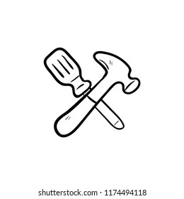 ax doodle icon vector 