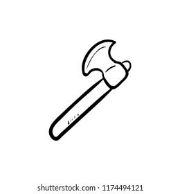ax doodle icon vector 