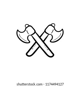 ax doodle icon vector 