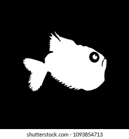 Ax Fish vector icon