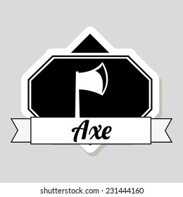 ax graphic design , vector illustration
