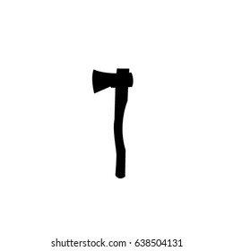 The ax icon. The axe icon on white background