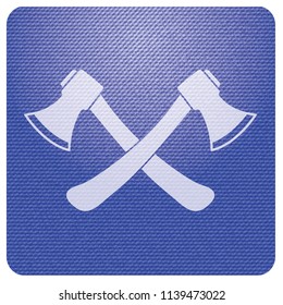The ax icon. Axe symbol. Flat Vector illustration

