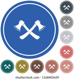 The ax icon. Axe symbol. Flat Vector illustration