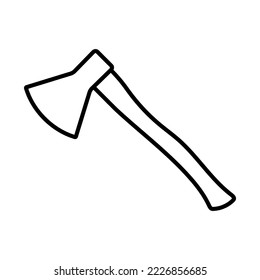 Icono de x. Silueta lineal de contorno negro. Vista lateral. Ilustración gráfica plana vectorial simple. Objeto aislado sobre un fondo blanco. Aislar.