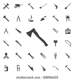 Ax icon. construction, tools icons universal set for web and mobile