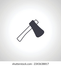 ax icon, ax cut tool icon.