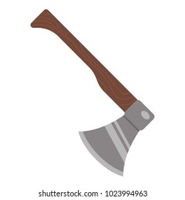 Ax icon, flat style
