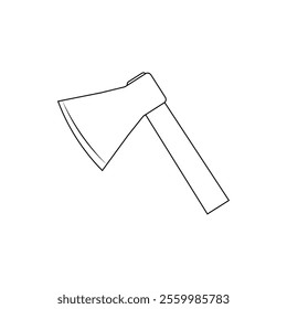 Ax icon flat style isolated. Vector