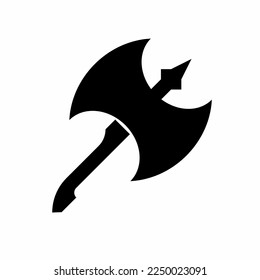 Ax icon illustration. Stock vector.