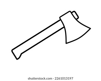 ax icon with line design