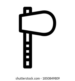 icono de hacha o logotipo símbolo de seña aislado ilustración vectorial de alta calidad estilo negro iconos vectoriales
