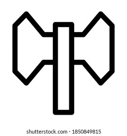 ax icon or logo isolated sign symbol vector illustration - high quality black style vector icons
