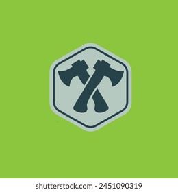 Ax icon logo vector graphic of illustration