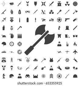 Ax icon. Set of weapon icons