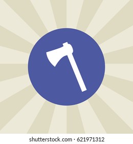 ax icon. sign design. background