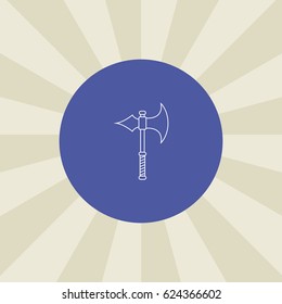 ax icon. sign design. background